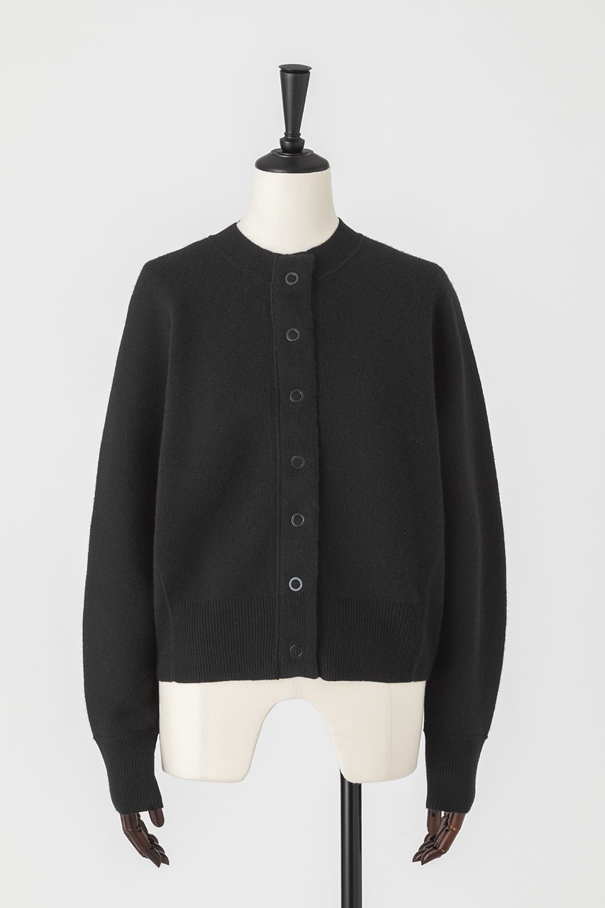 【オーヴィル/EAUVIRE】のミラノリブクロップドカーディガン インテリア・キッズ・メンズ・レディースファッション・服の通販 founy(ファニー) ファッション Fashion レディースファッション Fashion for Women トップス・カットソー Cut & Sew Tops ニット Knit Tops & Sweaters カーディガン・羽織り Layered Style Cardigans カーディガン Cardigan, Knitwear ショルダー Shoulder, Shoulder Strap ミラノリブ Milano Rib, Milano Stitch エレガント 上品 Elegant ブラック|ID: prp329100004750178 ipo3291000000036184313