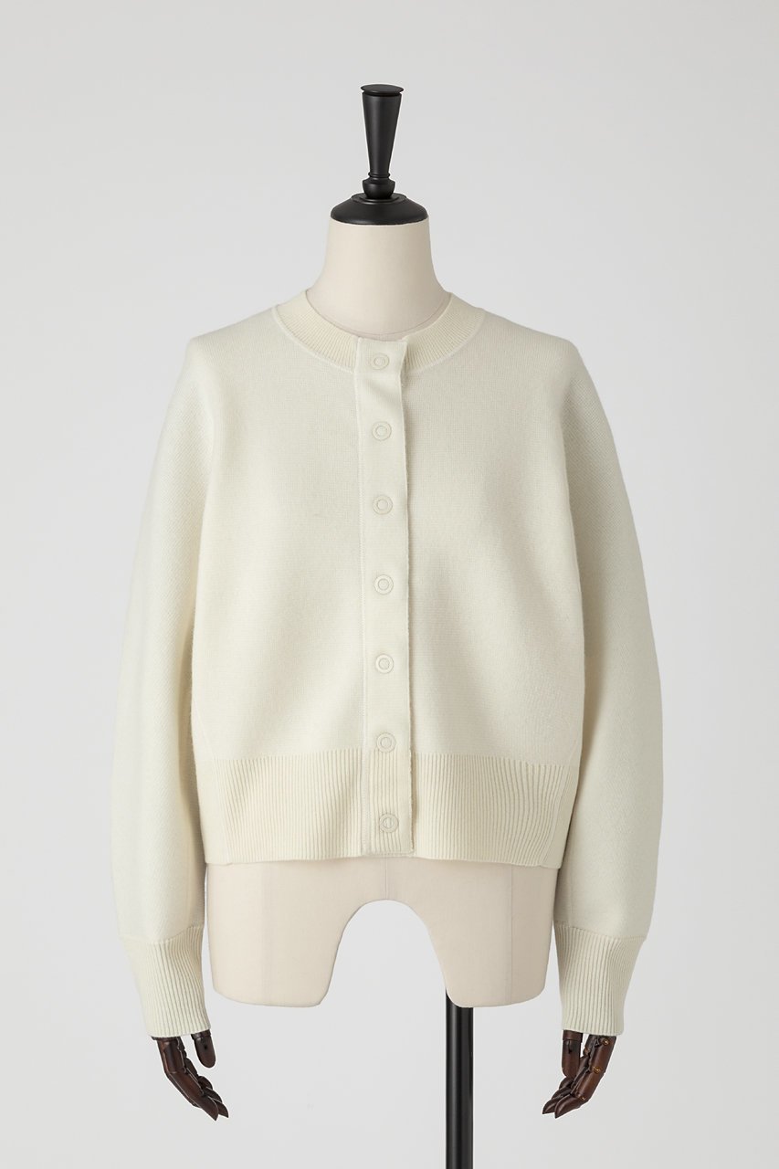 【オーヴィル/EAUVIRE】のミラノリブクロップドカーディガン インテリア・キッズ・メンズ・レディースファッション・服の通販 founy(ファニー) ファッション Fashion レディースファッション Fashion for Women トップス・カットソー Cut & Sew Tops ニット Knit Tops & Sweaters カーディガン・羽織り Layered Style Cardigans カーディガン Cardigan, Knitwear ショルダー Shoulder, Shoulder Strap ミラノリブ Milano Rib, Milano Stitch エレガント 上品 Elegant オフホワイト|ID: prp329100004750178 ipo3291000000036184314