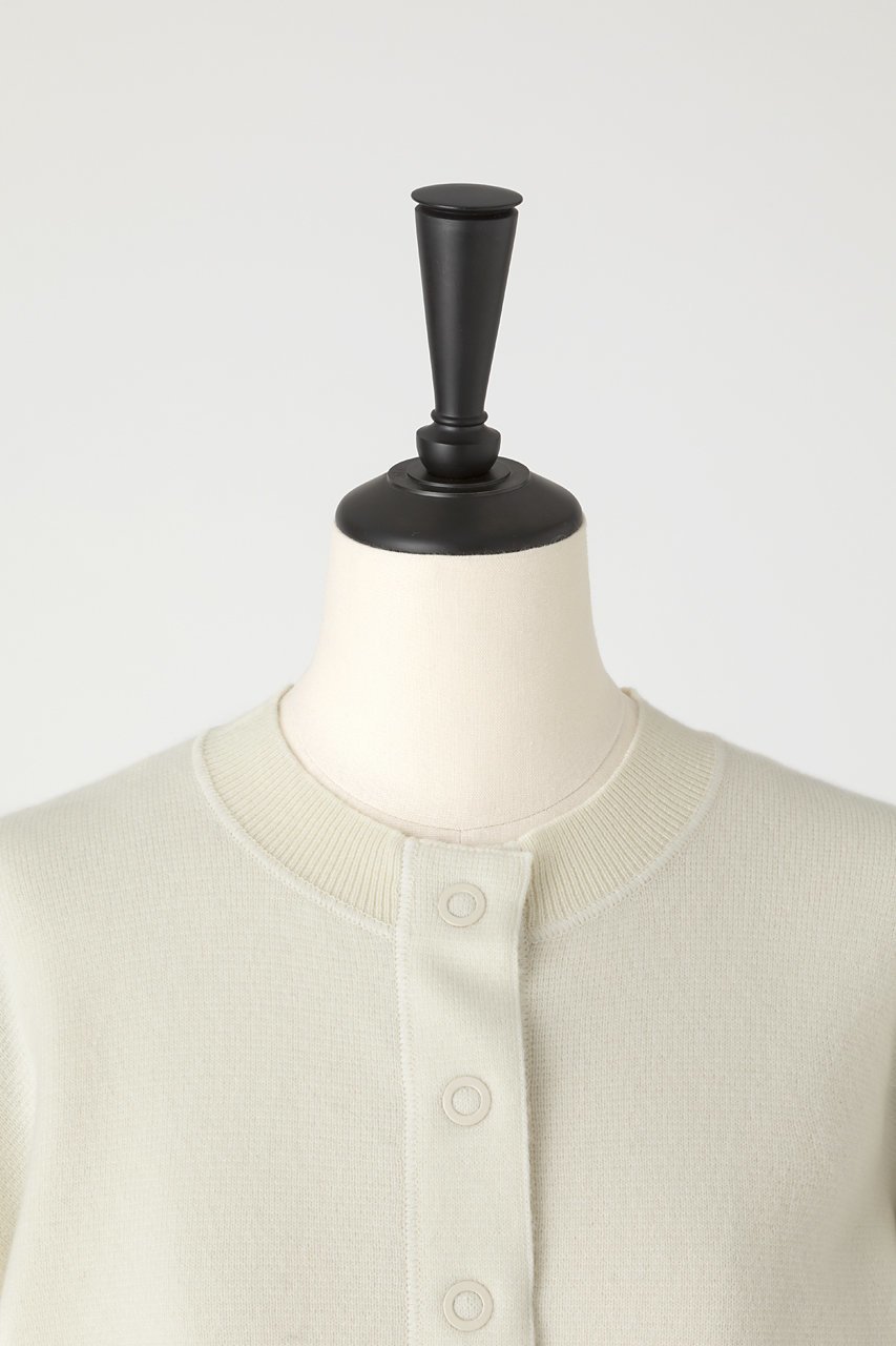 【オーヴィル/EAUVIRE】のミラノリブクロップドカーディガン 人気、トレンドファッション・服の通販 founy(ファニー) ファッション Fashion レディースファッション Fashion for Women トップス・カットソー Cut & Sew Tops ニット Knit Tops & Sweaters カーディガン・羽織り Layered Style Cardigans カーディガン Cardigan, Knitwear ショルダー Shoulder, Shoulder Strap ミラノリブ Milano Rib, Milano Stitch エレガント 上品 Elegant other-4|ID: prp329100004750178 ipo3291000000036184317