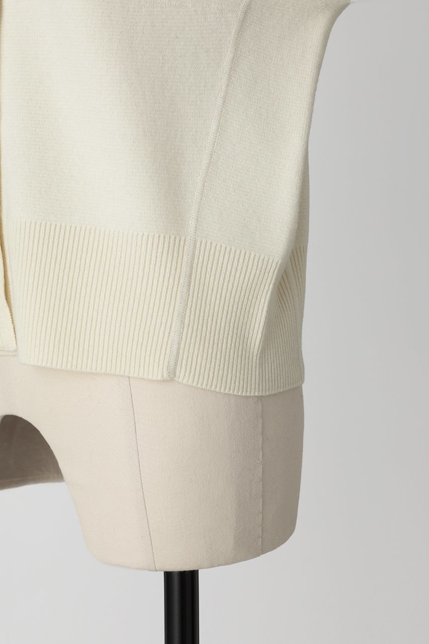 【オーヴィル/EAUVIRE】のミラノリブクロップドカーディガン 人気、トレンドファッション・服の通販 founy(ファニー) ファッション Fashion レディースファッション Fashion for Women トップス・カットソー Cut & Sew Tops ニット Knit Tops & Sweaters カーディガン・羽織り Layered Style Cardigans カーディガン Cardigan, Knitwear ショルダー Shoulder, Shoulder Strap ミラノリブ Milano Rib, Milano Stitch エレガント 上品 Elegant other-6|ID: prp329100004750178 ipo3291000000036184319