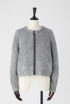 【オーヴィル/EAUVIRE】のフィルムラメジップアップブルゾン シルバー|ID: prp329100004750180 ipo3291000000035455034