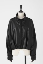 【オーヴィル/EAUVIRE】のグロッシーサテンブルゾン ブラック|ID: prp329100004750183 ipo3291000000035667559