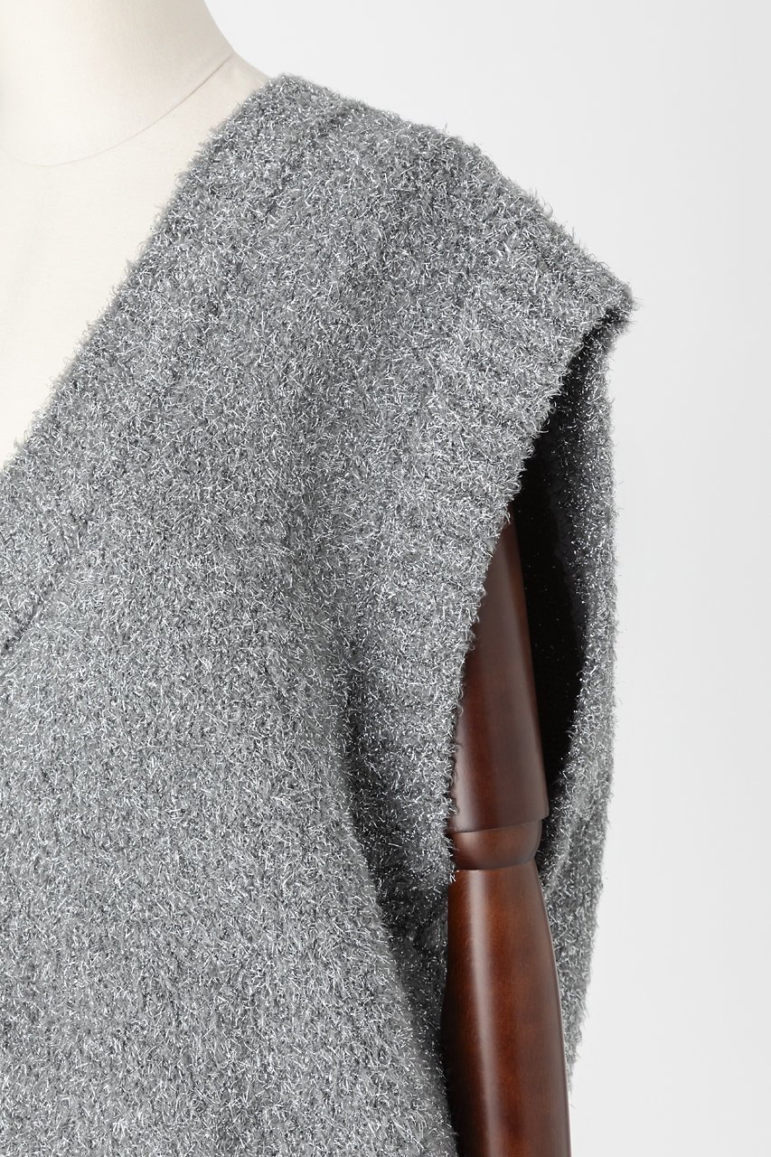 【オーヴィル/EAUVIRE】のフィルムラメVネックベスト 人気、トレンドファッション・服の通販 founy(ファニー)  ファッション Fashion レディースファッション Fashion for Women アウター Coat / Outerwear Collection レディースジャケット・軽アウター Jackets イタリア Italy エレガント 上品 Elegant ジャケット Jacket, Outerwear ベスト Vest, Waistcoat 新作・新入荷 New Arrivals / New In other-5|ID: prp329100004750187 ipo3291000000034347155
