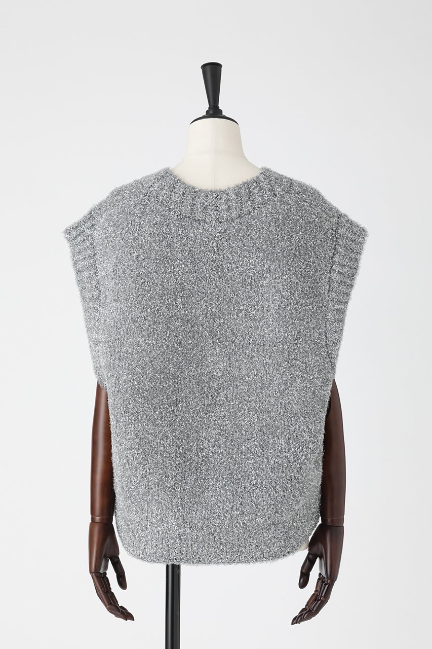 【オーヴィル/EAUVIRE】のフィルムラメVネックベスト 人気、トレンドファッション・服の通販 founy(ファニー) 　ファッション　Fashion　レディースファッション　Fashion for Women　アウター　Coat / Outerwear Collection　レディースジャケット・軽アウター　Jackets　イタリア　Italy　エレガント 上品　Elegant　ジャケット　Jacket, Outerwear　ベスト　Vest, Waistcoat　other-3|ID: prp329100004750187 ipo3291000000036049614