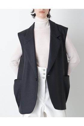 【ヒューエルミュージアム/hueLe Museum】 【STUMBLY】Baloon Silhouette Gilet人気、トレンドファッション・服の通販 founy(ファニー) ファッション Fashion レディースファッション Fashion for Women アウター Coat / Outerwear Collection レディースジャケット・軽アウター Jackets シンプル Simple, Minimal ジャケット Jacket, Outerwear バランス Balance, Style Balance パターン Pattern, Design Print ボックス Boxy, Box Shape ポケット Pocket, Pocket Detail 新作・新入荷 New Arrivals / New In |ID:prp329100004750191