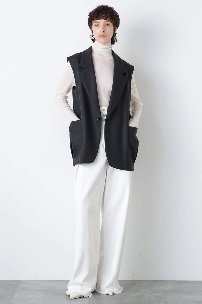 【ヒューエルミュージアム/hueLe Museum】の【STUMBLY】Baloon Silhouette Gilet 人気、トレンドファッション・服の通販 founy(ファニー)  ファッション Fashion レディースファッション Fashion for Women アウター Coat / Outerwear Collection レディースジャケット・軽アウター Jackets シンプル Simple, Minimal ジャケット Jacket, Outerwear バランス Balance, Style Balance パターン Pattern, Design Print ボックス Boxy, Box Shape ポケット Pocket, Pocket Detail 新作・新入荷 New Arrivals / New In other-2|ID: prp329100004750191 ipo3291000000034347186