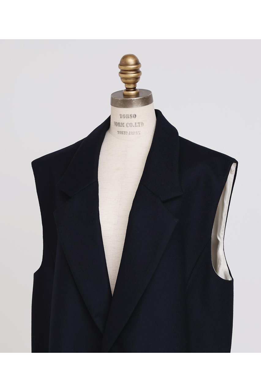 【ヒューエルミュージアム/hueLe Museum】の【STUMBLY】Baloon Silhouette Gilet 人気、トレンドファッション・服の通販 founy(ファニー) 　ファッション　Fashion　レディースファッション　Fashion for Women　アウター　Coat / Outerwear Collection　レディースジャケット・軽アウター　Jackets　シンプル　Simple, Minimal　ジャケット　Jacket, Outerwear　バランス　Balance, Style Balance　パターン　Pattern, Design Print　ボックス　Boxy, Box Shape　ポケット　Pocket, Pocket Detail　other-2|ID: prp329100004750191 ipo3291000000036234913