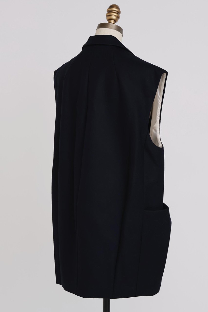 【ヒューエルミュージアム/hueLe Museum】の【STUMBLY】Baloon Silhouette Gilet 人気、トレンドファッション・服の通販 founy(ファニー) 　ファッション　Fashion　レディースファッション　Fashion for Women　アウター　Coat / Outerwear Collection　レディースジャケット・軽アウター　Jackets　シンプル　Simple, Minimal　ジャケット　Jacket, Outerwear　バランス　Balance, Style Balance　パターン　Pattern, Design Print　ボックス　Boxy, Box Shape　ポケット　Pocket, Pocket Detail　other-5|ID: prp329100004750191 ipo3291000000036234916