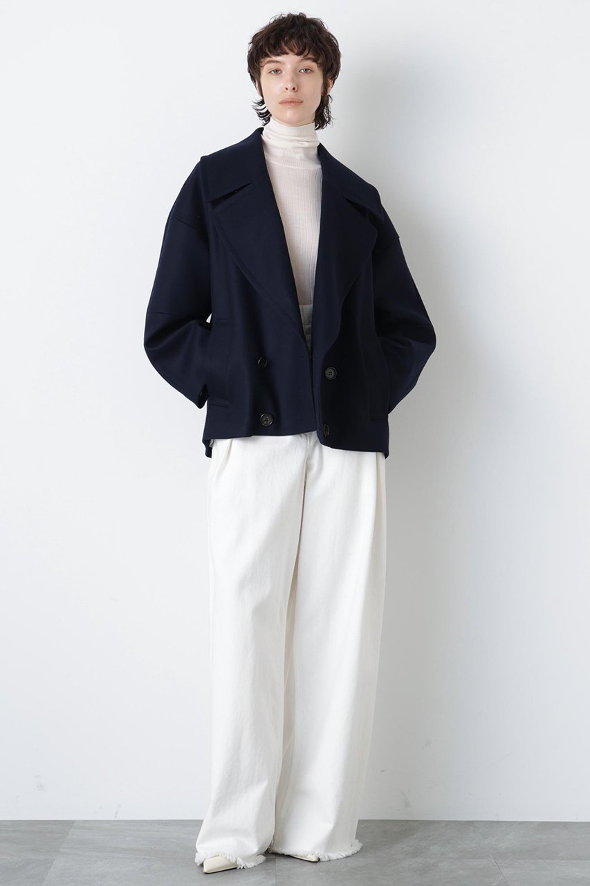 【ヒューエルミュージアム/hueLe Museum】の【STUMBLY】Big Silhouette Pea Jacket 人気、トレンドファッション・服の通販 founy(ファニー)  ファッション Fashion レディースファッション Fashion for Women アウター Coat / Outerwear Collection レディースジャケット・軽アウター Jackets カッティング Cutting Detail シンプル Simple, Minimal ジャケット Jacket, Outerwear フォルム Silhouette, Form モダン Modern, Contemporary エレガント 上品 Elegant 新作・新入荷 New Arrivals / New In other-2|ID: prp329100004750192 ipo3291000000034347195