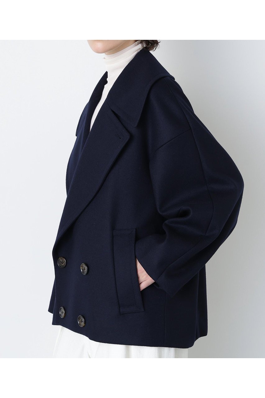 【ヒューエルミュージアム/hueLe Museum】の【STUMBLY】Big Silhouette Pea Jacket 人気、トレンドファッション・服の通販 founy(ファニー)  ファッション Fashion レディースファッション Fashion for Women アウター Coat / Outerwear Collection レディースジャケット・軽アウター Jackets カッティング Cutting Detail シンプル Simple, Minimal ジャケット Jacket, Outerwear フォルム Silhouette, Form モダン Modern, Contemporary エレガント 上品 Elegant 新作・新入荷 New Arrivals / New In other-6|ID: prp329100004750192 ipo3291000000034347199