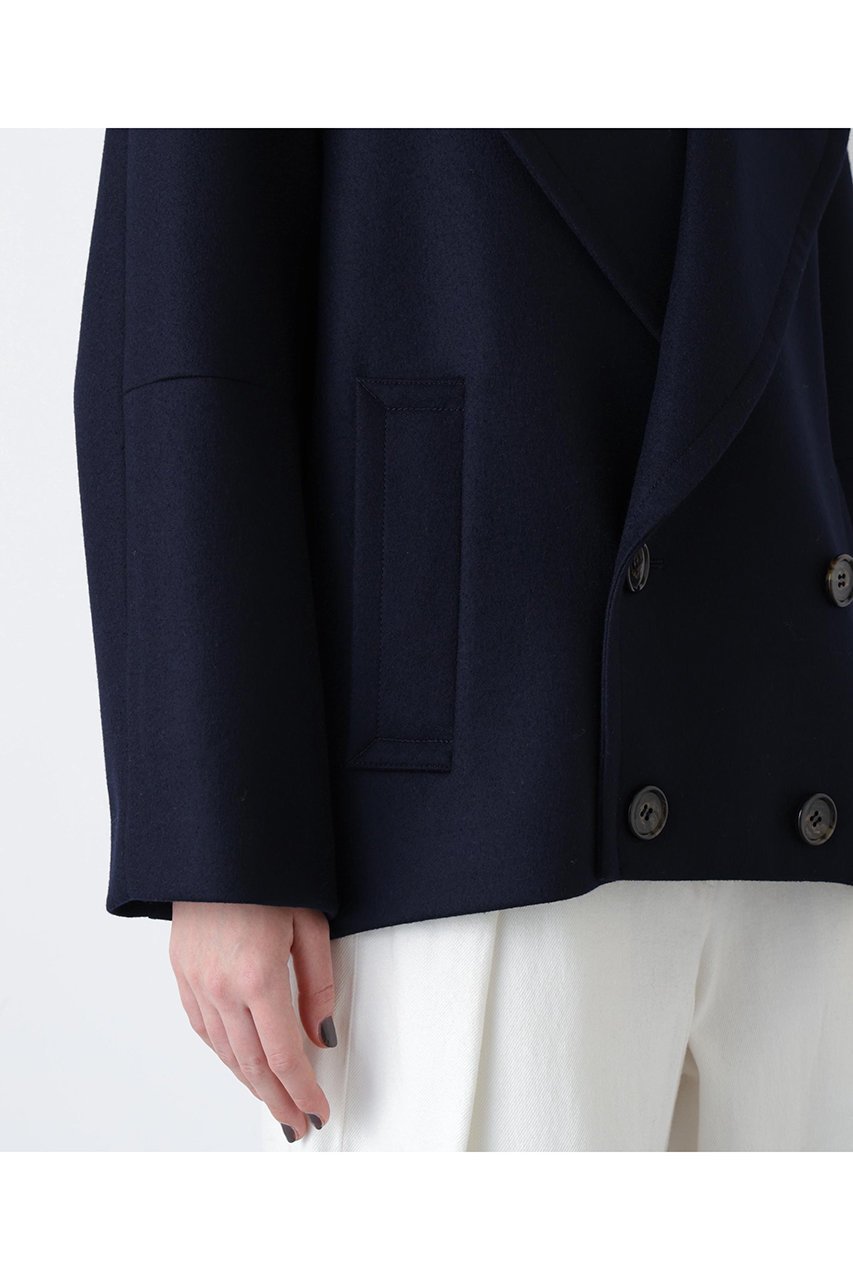 【ヒューエルミュージアム/hueLe Museum】の【STUMBLY】Big Silhouette Pea Jacket 人気、トレンドファッション・服の通販 founy(ファニー)  ファッション Fashion レディースファッション Fashion for Women アウター Coat / Outerwear Collection レディースジャケット・軽アウター Jackets カッティング Cutting Detail シンプル Simple, Minimal ジャケット Jacket, Outerwear フォルム Silhouette, Form モダン Modern, Contemporary エレガント 上品 Elegant 新作・新入荷 New Arrivals / New In other-7|ID: prp329100004750192 ipo3291000000034347200