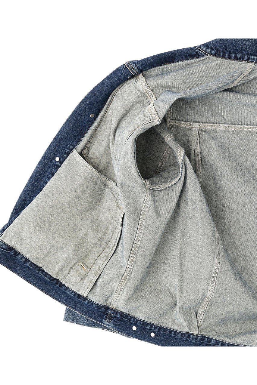 【ル フィル/LE PHIL】のREWORKED WAYNE JACKET 人気、トレンドファッション・服の通販 founy(ファニー) 　ファッション　Fashion　レディースファッション　Fashion for Women　アウター　Coat / Outerwear Collection　レディースジャケット・軽アウター　Jackets　おすすめ　Recommended / Our Picks　ジャケット　Jacket, Outerwear　スタンダード　Standard, Basic　ストレッチ　Stretch, Stretchy Fabric　デニム　Denim, Jeans Material　フロント　Front, Front Design　ブルゾン　Blouson, Bomber Jacket　ヴィンテージ　Vintage Style　軽量　Lightweight, Ultra Light　other-8|ID: prp329100004750194 ipo3291000000036086719