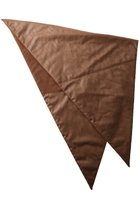 【キジマ タカユキ/KIJIMA TAKAYUKI】のレザーライクタフタパデッドスカーフ 人気、トレンドファッション・服の通販 founy(ファニー) ファッション Fashion レディースファッション Fashion for Women ストール Soft & Warm Scarves マフラー・スヌード / 冬小物の定番 Scarves & Mufflers スカーフ Scarf, Neckwear ストール Stole, Wrap なめらか Smooth, Silky Texture 防寒 Cold Protection, Winter-Ready マフラー Scarf, Muffler thumbnail ブラウン|ID: prp329100004750200 ipo3291000000035565352