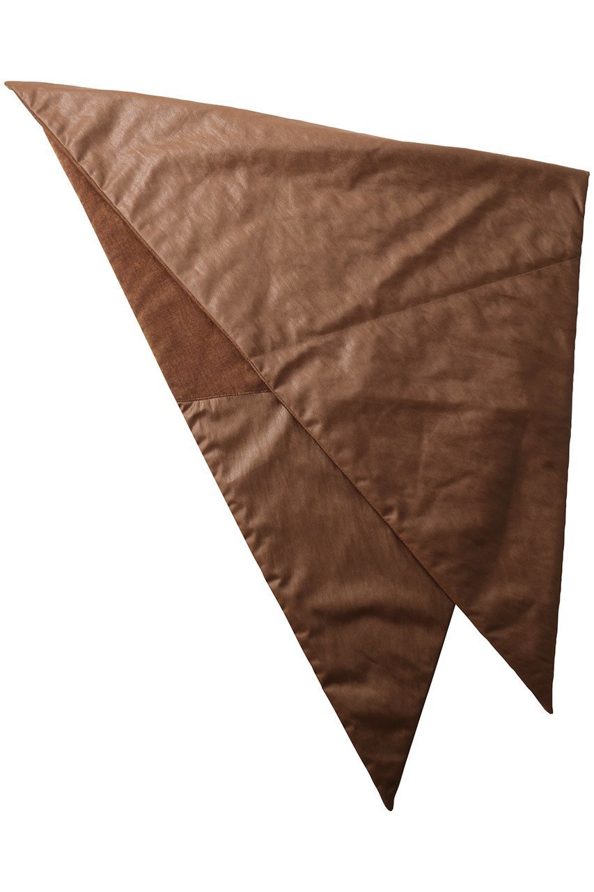 【キジマ タカユキ/KIJIMA TAKAYUKI】のレザーライクタフタパデッドスカーフ インテリア・キッズ・メンズ・レディースファッション・服の通販 founy(ファニー) 　ファッション　Fashion　レディースファッション　Fashion for Women　ストール　Soft & Warm Scarves　マフラー・スヌード / 冬小物の定番　Scarves & Mufflers　スカーフ　Scarf, Neckwear　ストール　Stole, Wrap　なめらか　Smooth, Silky Texture　防寒　Cold Protection, Winter-Ready　マフラー　Scarf, Muffler　ブラウン|ID: prp329100004750200 ipo3291000000035565352