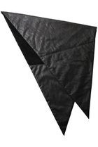 【キジマ タカユキ/KIJIMA TAKAYUKI】のレザーライクタフタパデッドスカーフ ブラック|ID: prp329100004750200 ipo3291000000036086722