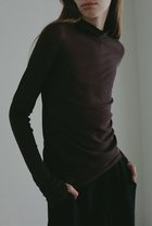 【エトレトウキョウ/ETRE TOKYO】のバーサタイルハイネックシアーロンTee ブラウン|ID: prp329100004750205 ipo3291000000034347292