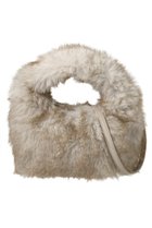 【アルアバイル/allureville】のヘアリーミニバッグ アイボリー|ID: prp329100004750209 ipo3291000000036184388