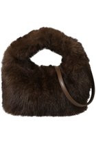 【アルアバイル/allureville】のヘアリーミニバッグ ブラウン|ID: prp329100004750209 ipo3291000000036184389