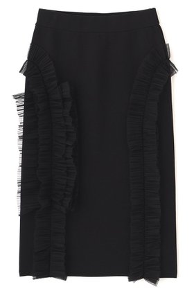 【アドーア/ADORE】 エンベリッシュトニットスカート人気、トレンドファッション・服の通販 founy(ファニー) ファッション Fashion レディースファッション Fashion for Women スカート Skirts ロングスカート Long Skirts / Maxi & Midi Skirts クリスタル Crystal, Swarovski スタンダード Standard, Basic ストレッチ Stretch, Stretchy Fabric チュール Tulip, Tulip Motif プリーツ Pleats, Pleated ロング Long, Long-Length |ID:prp329100004750210