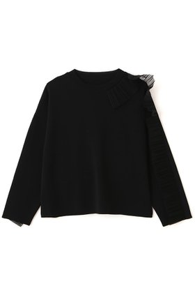 【アドーア/ADORE】 エンベリッシュトニットプルオーバー人気、トレンドファッション・服の通販 founy(ファニー) ファッション Fashion レディースファッション Fashion for Women トップス・カットソー Cut & Sew Tops ニット Knit Tops & Sweaters カジュアルプルオーバー・ニットトップス Pullovers & Knit Tops / Casual Pullovers アシンメトリー Asymmetrical Style クリスタル Crystal, Swarovski スタンダード Standard, Basic ストレッチ Stretch, Stretchy Fabric チュール Tulip, Tulip Motif プリーツ Pleats, Pleated 新作・新入荷 New Arrivals / New In |ID:prp329100004750211