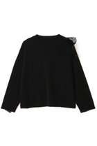 【アドーア/ADORE】のエンベリッシュトニットプルオーバー 人気、トレンドファッション・服の通販 founy(ファニー) ファッション Fashion レディースファッション Fashion for Women トップス・カットソー Cut & Sew Tops ニット Knit Tops & Sweaters カジュアルプルオーバー・ニットトップス Pullovers & Knit Tops / Casual Pullovers アシンメトリー Asymmetrical Style クリスタル Crystal, Swarovski スタンダード Standard, Basic ストレッチ Stretch, Stretchy Fabric チュール Tulip, Tulip Motif プリーツ Pleats, Pleated 新作・新入荷 New Arrivals / New In thumbnail ブラック|ID: prp329100004750211 ipo3291000000034347342