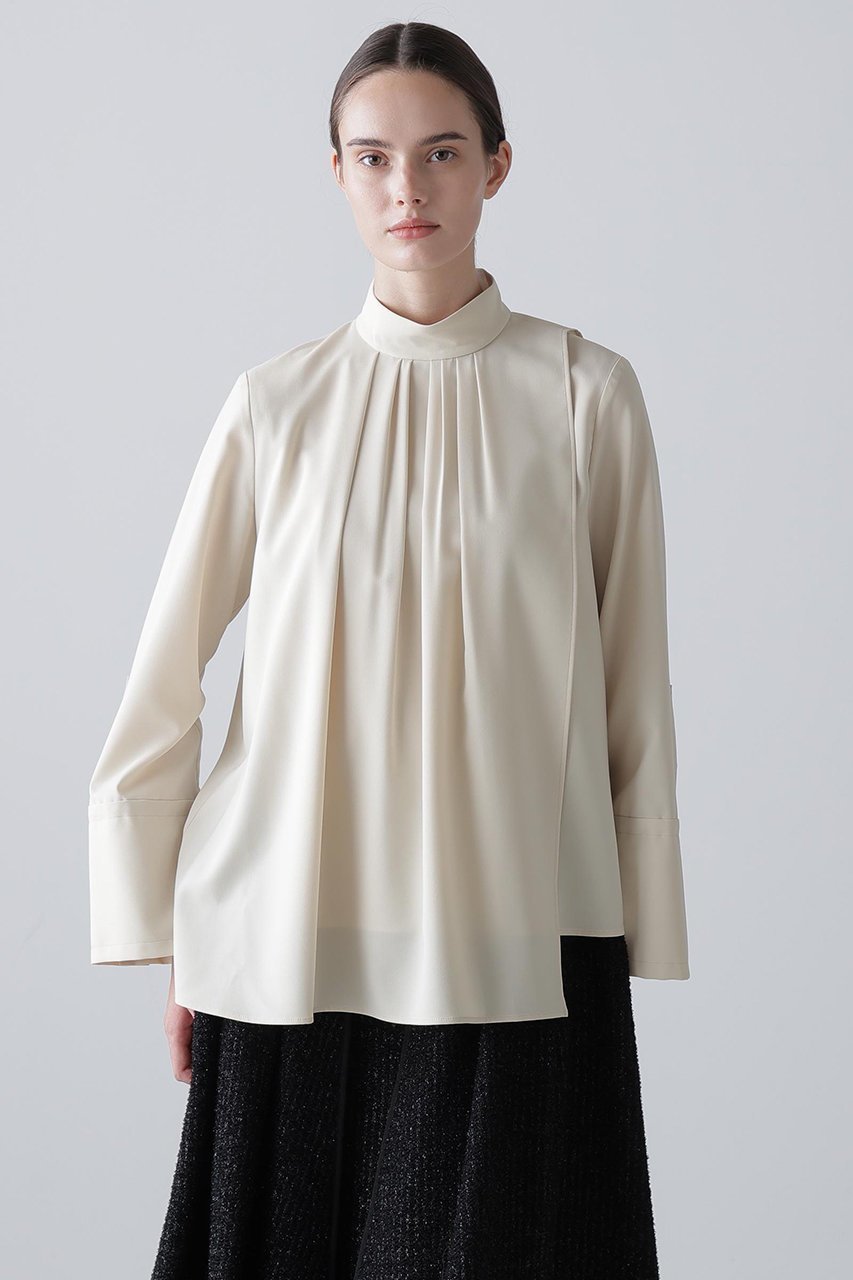 【アドーア/ADORE】のドライタッチジョーゼットブラウス 人気、トレンドファッション・服の通販 founy(ファニー)  ファッション Fashion レディースファッション Fashion for Women トップス・カットソー Cut & Sew Tops シャツ・ブラウス・オフィスカジュアル Elegant Blouses & Button-Ups オケージョン Occasion Wear ジョーゼット Georgette, Semi-Sheer Fabric スタンダード Standard, Basic スタンド Stand Collar, Upright Stand スリーブ Sleeve, Long Sleeve / Short Sleeve フロント Front, Front Design ロング Long, Long-Length エレガント 上品 Elegant 新作・新入荷 New Arrivals / New In other-2|ID: prp329100004750212 ipo3291000000034347362