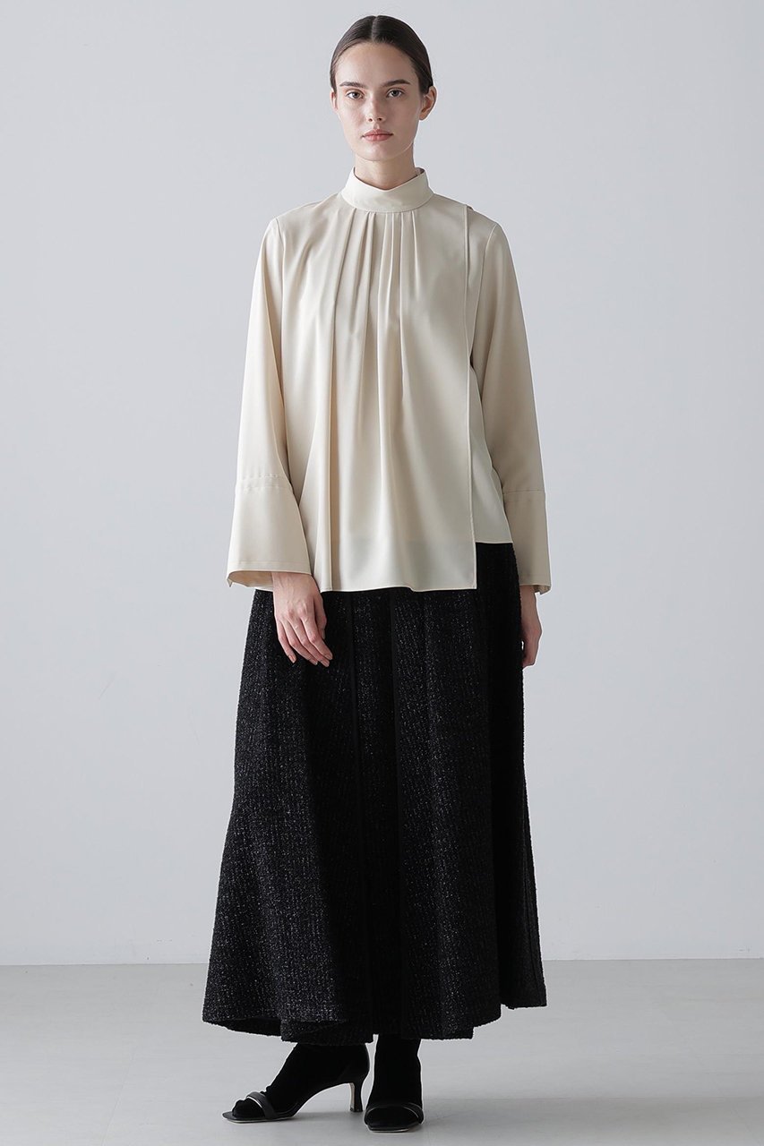 【アドーア/ADORE】のドライタッチジョーゼットブラウス 人気、トレンドファッション・服の通販 founy(ファニー)  ファッション Fashion レディースファッション Fashion for Women トップス・カットソー Cut & Sew Tops シャツ・ブラウス・オフィスカジュアル Elegant Blouses & Button-Ups オケージョン Occasion Wear ジョーゼット Georgette, Semi-Sheer Fabric スタンダード Standard, Basic スタンド Stand Collar, Upright Stand スリーブ Sleeve, Long Sleeve / Short Sleeve フロント Front, Front Design ロング Long, Long-Length エレガント 上品 Elegant 新作・新入荷 New Arrivals / New In other-3|ID: prp329100004750212 ipo3291000000034347363