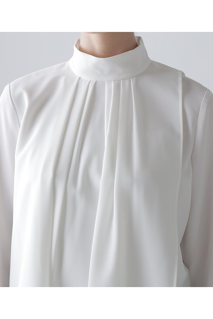 【アドーア/ADORE】のドライタッチジョーゼットブラウス 人気、トレンドファッション・服の通販 founy(ファニー) ファッション Fashion レディースファッション Fashion for Women トップス・カットソー Cut & Sew Tops シャツ・ブラウス・オフィスカジュアル Elegant Blouses & Button-Ups オケージョン Occasion Wear ジョーゼット Georgette, Semi-Sheer Fabric スタンダード Standard, Basic スタンド Stand Collar, Upright Stand スリーブ Sleeve, Long Sleeve / Short Sleeve フロント Front, Front Design ロング Long, Long-Length エレガント 上品 Elegant 再入荷 Restock / Back in Stock other-6|ID: prp329100004750212 ipo3291000000035393149