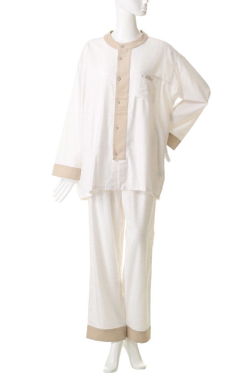 【キッドブルー/KID BLUE】の25プレーンネルパジャマ 人気、トレンドファッション・服の通販 founy(ファニー) 　ファッション　Fashion　レディースファッション　Fashion for Women　トップス・カットソー　Cut & Sew Tops　スリーブ　Sleeve, Long Sleeve / Short Sleeve　パジャマ　Pajamas, Sleepwear　ロング　Long, Long-Length　再入荷　Restock / Back in Stock　定番　Standard, Basic Item　A/W・秋冬　Autumn/Winter　other-2|ID: prp329100004750217 ipo3291000000035116591