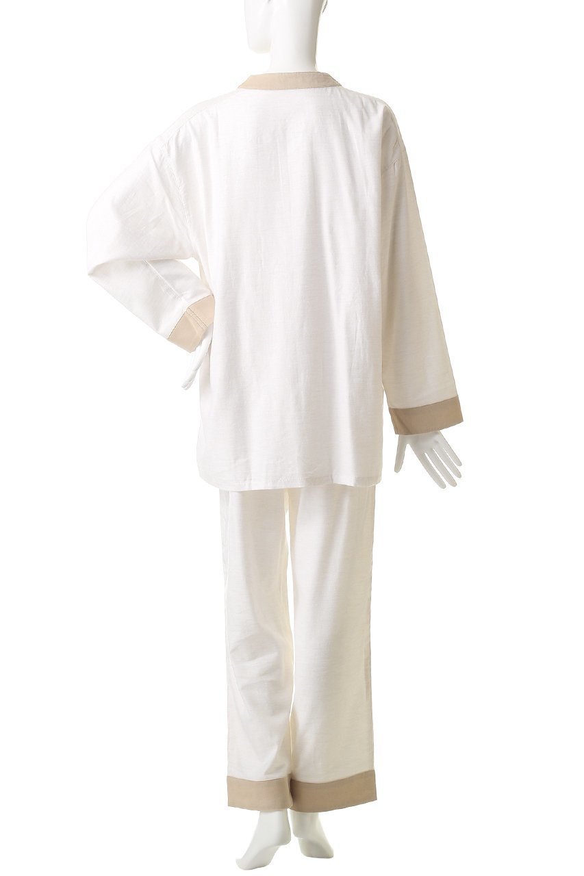 【キッドブルー/KID BLUE】の25プレーンネルパジャマ 人気、トレンドファッション・服の通販 founy(ファニー) 　ファッション　Fashion　レディースファッション　Fashion for Women　トップス・カットソー　Cut & Sew Tops　スリーブ　Sleeve, Long Sleeve / Short Sleeve　パジャマ　Pajamas, Sleepwear　ロング　Long, Long-Length　再入荷　Restock / Back in Stock　定番　Standard, Basic Item　A/W・秋冬　Autumn/Winter　other-4|ID: prp329100004750217 ipo3291000000035116593