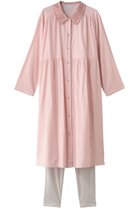 【キッドブルー/KID BLUE】の25プレーンネルナイティ(スパッツつき) 人気、トレンドファッション・服の通販 founy(ファニー) ファッション Fashion レディースファッション Fashion for Women トップス・カットソー Cut & Sew Tops おすすめ Recommended / Our Picks ギャザー Gathered, Ruffled スリーブ Sleeve, Long Sleeve / Short Sleeve パジャマ Pajamas, Sleepwear リラックス Relax, Relaxed Fit ロング Long, Long-Length 再入荷 Restock / Back in Stock 旅行 Travel thumbnail ピンク|ID: prp329100004750218 ipo3291000000035865256