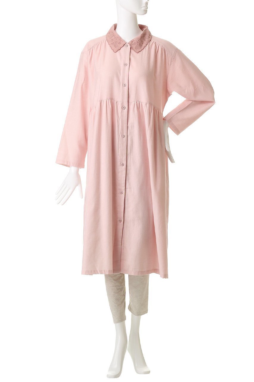 【キッドブルー/KID BLUE】の25プレーンネルナイティ(スパッツつき) 人気、トレンドファッション・服の通販 founy(ファニー) 　ファッション　Fashion　レディースファッション　Fashion for Women　トップス・カットソー　Cut & Sew Tops　おすすめ　Recommended / Our Picks　ギャザー　Gathered, Ruffled　スリーブ　Sleeve, Long Sleeve / Short Sleeve　パジャマ　Pajamas, Sleepwear　リラックス　Relax, Relaxed Fit　ロング　Long, Long-Length　再入荷　Restock / Back in Stock　旅行　Travel　other-2|ID: prp329100004750218 ipo3291000000035865257