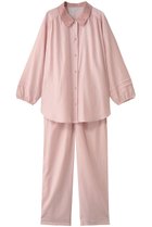 【キッドブルー/KID BLUE】の25プレーンネルパジャマ 人気、トレンドファッション・服の通販 founy(ファニー) ファッション Fashion レディースファッション Fashion for Women トップス・カットソー Cut & Sew Tops ギャザー Gathered, Ruffled スリーブ Sleeve, Long Sleeve / Short Sleeve パジャマ Pajamas, Sleepwear フェミニン Feminine, Girly ロング Long, Long-Length 再入荷 Restock / Back in Stock thumbnail ピンク|ID: prp329100004750219 ipo3291000000035443857