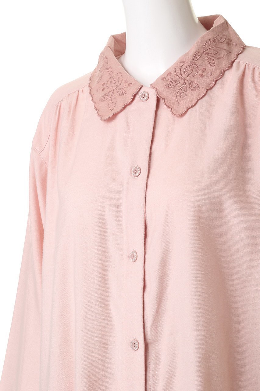 【キッドブルー/KID BLUE】の25プレーンネルパジャマ 人気、トレンドファッション・服の通販 founy(ファニー) ファッション Fashion レディースファッション Fashion for Women トップス・カットソー Cut & Sew Tops ギャザー Gathered, Ruffled スリーブ Sleeve, Long Sleeve / Short Sleeve パジャマ Pajamas, Sleepwear フェミニン Feminine, Girly ロング Long, Long-Length 再入荷 Restock / Back in Stock other-5|ID: prp329100004750219 ipo3291000000035443861