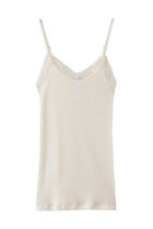 【ハンロ/HANRO】のWOOLEN LACEキャミソール アイボリー|ID:prp329100004750223