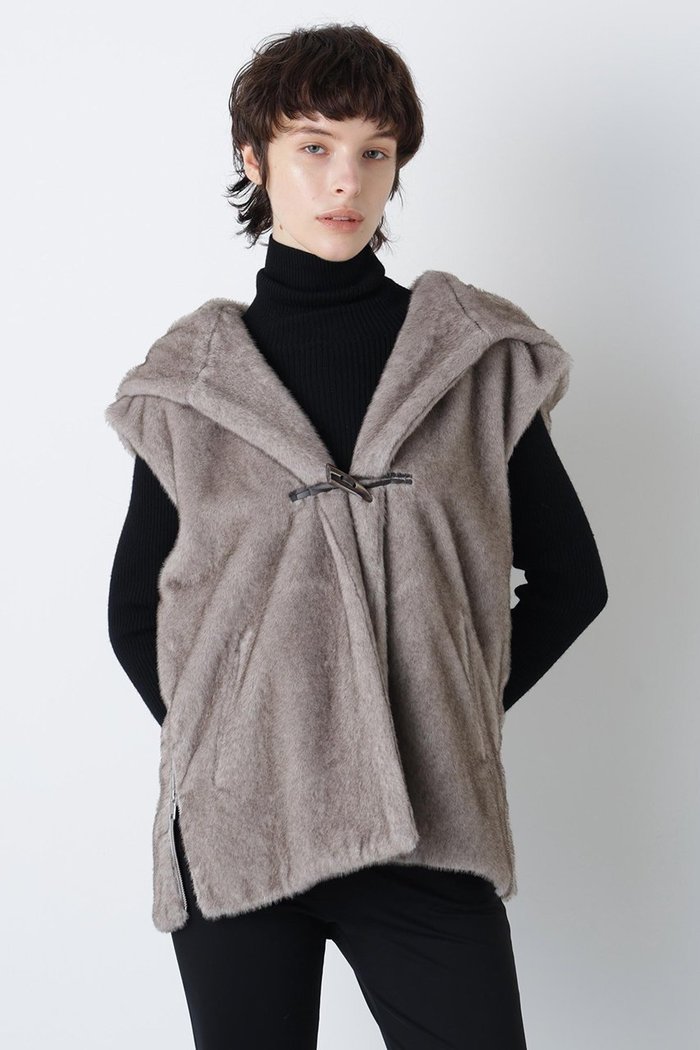 【ヒューエルミュージアム/hueLe Museum】の【STUMBLY】Mink Like Fur Hoody インテリア・キッズ・メンズ・レディースファッション・服の通販 founy(ファニー) https://founy.com/ ファッション Fashion レディースファッション Fashion for Women アウター Coat / Outerwear Collection レディースジャケット・軽アウター Jackets ジャケット Jacket, Outerwear スウェット / スエット Sweatshirt, Sweatwear フェイクファー Faux Fur, Imitation Fur ポケット Pocket, Pocket Detail |ID: prp329100004750228 ipo3291000000036641604