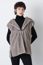 【ヒューエルミュージアム/hueLe Museum】の【STUMBLY】Mink Like Fur Hoody グレー|ID: prp329100004750228 ipo3291000000036641605