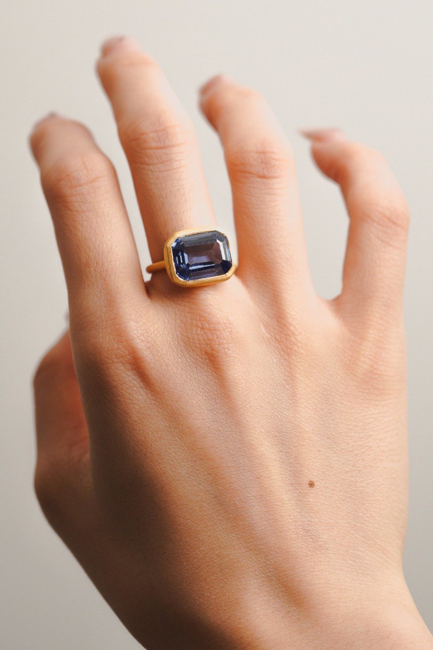 【クイコー/Kui Co】のサファイア リング 人気、トレンドファッション・服の通販 founy(ファニー) 　ファッション　Fashion　レディースファッション　Fashion for Women　ジュエリー　Jewelry　エレガント 上品　Elegant　スクエア　Square, Square Shape　other-2|ID: prp329100004751132 ipo3291000000035942251