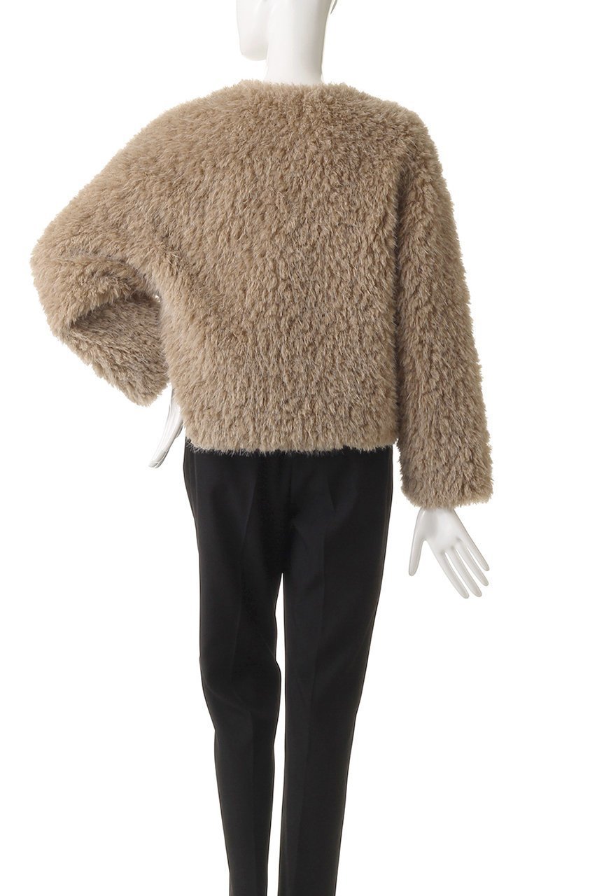 【リナージオ/LIGNAGGIO】のラム風フェイク ノーカラージャケット 人気、トレンドファッション・服の通販 founy(ファニー)  ファッション Fashion レディースファッション Fashion for Women アウター Coat / Outerwear Collection レディースジャケット・軽アウター Jackets ノーカラージャケット / シンプル上品コーデ Collarless Jackets おすすめ Recommended / Our Picks ショート Short, Short Length ジャケット Jacket, Outerwear デニム Denim, Jeans Material パーティ Party, Party Style フェイク Faux, Fake ミックス Mix, Mixed Style 新作・新入荷 New Arrivals / New In other-4|ID: prp329100004751162 ipo3291000000034354398