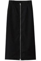 【ミディウミソリッド/MIDIUMISOLID】のフロントジップスカート black|ID: prp329100004751192 ipo3291000000035695956