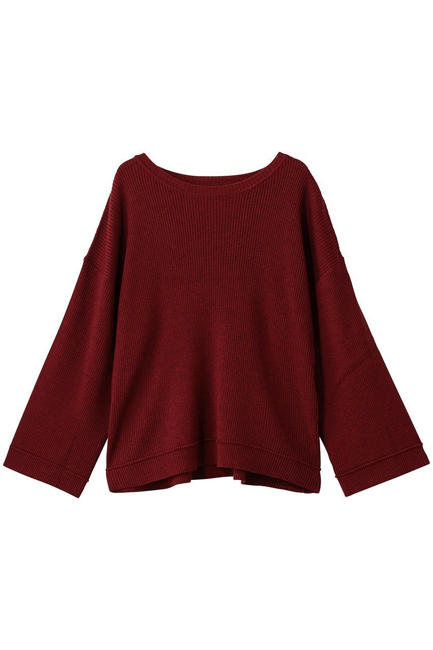 【ミディウミソリッド/MIDIUMISOLID】のrib pintucked PO プルオーバー インテリア・キッズ・メンズ・レディースファッション・服の通販 founy(ファニー)  ファッション Fashion レディースファッション Fashion for Women トップス・カットソー Cut & Sew Tops ニット Knit Tops & Sweaters カジュアルプルオーバー・ニットトップス Pullovers & Knit Tops / Casual Pullovers 新作・新入荷 New Arrivals / New In red|ID: prp329100004751193 ipo3291000000034354634