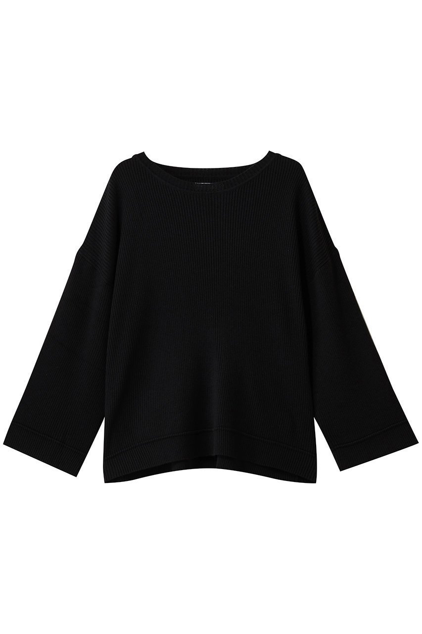 【ミディウミソリッド/MIDIUMISOLID】のrib pintucked PO プルオーバー インテリア・キッズ・メンズ・レディースファッション・服の通販 founy(ファニー)  ファッション Fashion レディースファッション Fashion for Women トップス・カットソー Cut & Sew Tops ニット Knit Tops & Sweaters カジュアルプルオーバー・ニットトップス Pullovers & Knit Tops / Casual Pullovers 新作・新入荷 New Arrivals / New In black|ID: prp329100004751193 ipo3291000000034354636