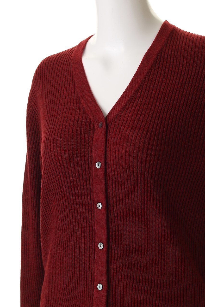 【ミディウミソリッド/MIDIUMISOLID】のVネックリブカーディガン 人気、トレンドファッション・服の通販 founy(ファニー) 　ファッション　Fashion　レディースファッション　Fashion for Women　トップス・カットソー　Cut & Sew Tops　ニット　Knit Tops & Sweaters　カーディガン・羽織り　Layered Style Cardigans　Vネックトップス　V-Neck Tops / V-Cut Neckline Shirts　おすすめ　Recommended / Our Picks　カーディガン　Cardigan, Knitwear　トレンド　Trend, Trending Now　other-5|ID: prp329100004751194 ipo3291000000035435427