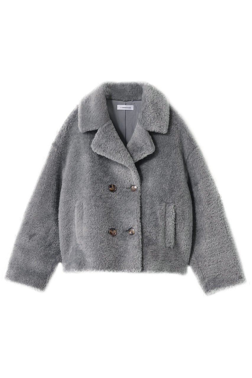 【リナージオ/LIGNAGGIO】のレッキス風長毛フェイクテーラードジャケット 人気、トレンドファッション・服の通販 founy(ファニー) 　ファッション　Fashion　レディースファッション　Fashion for Women　アウター　Coat / Outerwear Collection　レディースジャケット・軽アウター　Jackets　テーラードジャケット / 通勤・きれいめスタイル　Tailored Jackets & Blazers　ショート　Short, Short Length　ジャケット　Jacket, Outerwear　トレンド　Trend, Trending Now　フェイク　Faux, Fake　マキシ　Maxi, Full Length　ラグジュアリー　Luxury, Elegant　ワイド　Wide, Wide Fit　 other-1|ID: prp329100004751195 ipo3291000000035501410