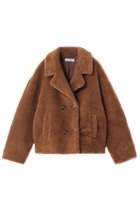 【リナージオ/LIGNAGGIO】のレッキス風長毛フェイクテーラードジャケット キャメル|ID:prp329100004751195