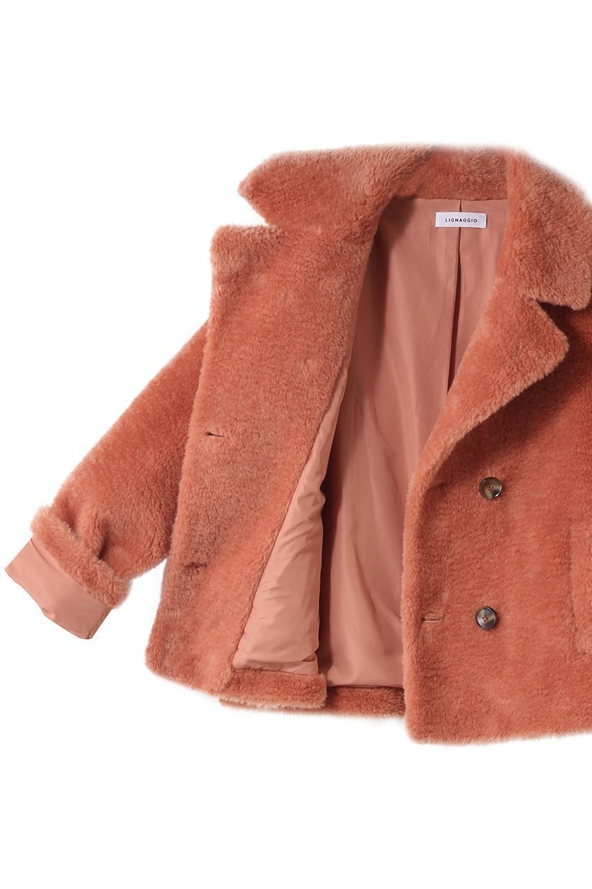 【リナージオ/LIGNAGGIO】のレッキス風長毛フェイクテーラードジャケット 人気、トレンドファッション・服の通販 founy(ファニー) 　ファッション　Fashion　レディースファッション　Fashion for Women　アウター　Coat / Outerwear Collection　レディースジャケット・軽アウター　Jackets　テーラードジャケット / 通勤・きれいめスタイル　Tailored Jackets & Blazers　ショート　Short, Short Length　ジャケット　Jacket, Outerwear　トレンド　Trend, Trending Now　フェイク　Faux, Fake　マキシ　Maxi, Full Length　ラグジュアリー　Luxury, Elegant　ワイド　Wide, Wide Fit　other-6|ID: prp329100004751195 ipo3291000000035501421