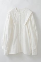 【ハー/HER.】の【10/30 12:00販売開始】コットンタックバルーンスリーブブラウス 人気、トレンドファッション・服の通販 founy(ファニー) ファッション Fashion レディースファッション Fashion for Women トップス・カットソー Cut & Sew Tops シャツ・ブラウス・オフィスカジュアル Elegant Blouses & Button-Ups イレギュラー Irregular Design スリーブ Sleeve, Long Sleeve / Short Sleeve バルーン Balloon, Balloon Silhouette フロント Front, Front Design ロング Long, Long-Length 新作・新入荷 New Arrivals / New In thumbnail オフホワイト|ID: prp329100004751933 ipo3291000000034364145
