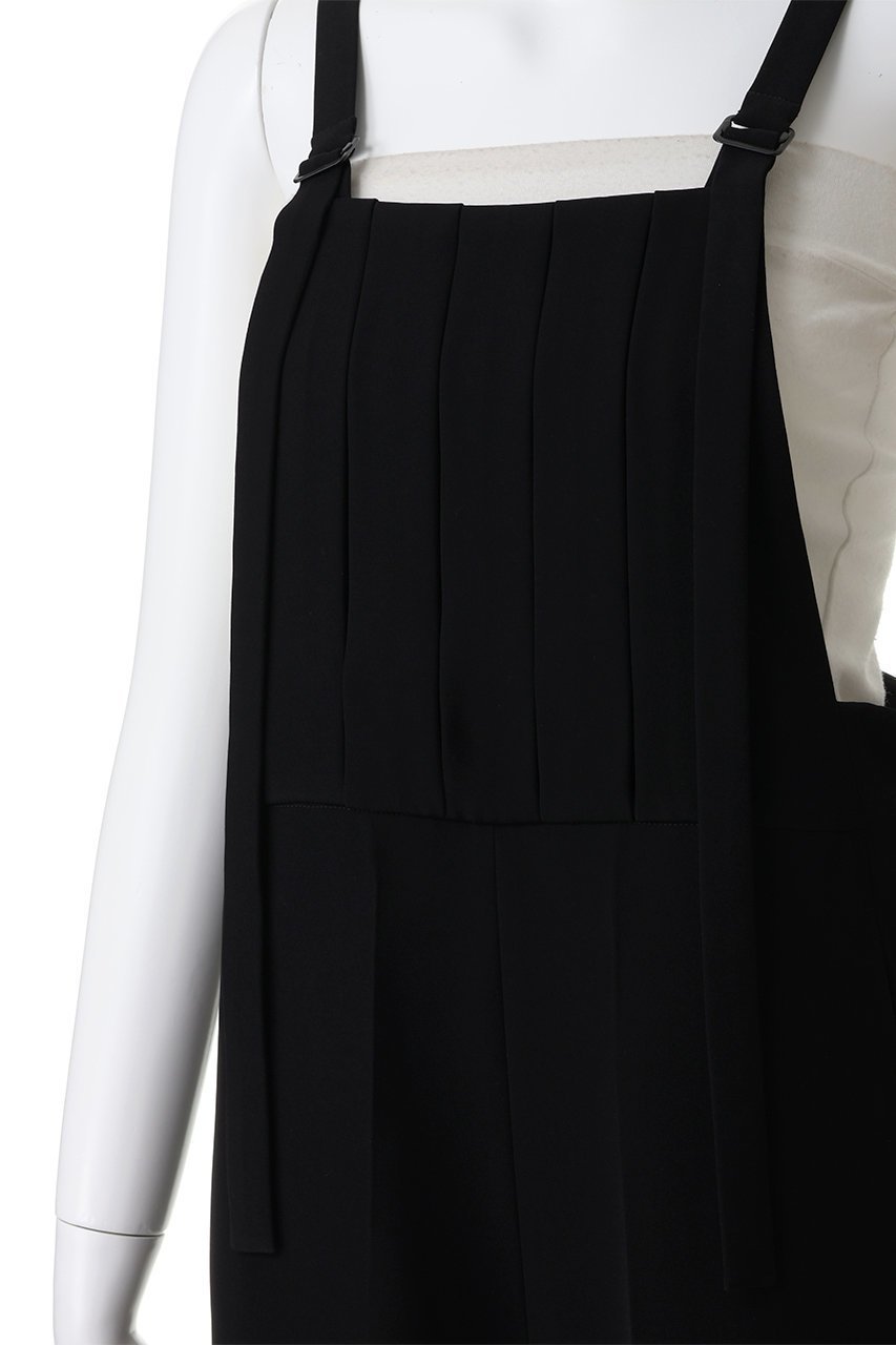 【エンフォルド/ENFOLD】のPEツイル エプロンサロペット 人気、トレンドファッション・服の通販 founy(ファニー) 　ファッション　Fashion　レディースファッション　Fashion for Women　パンツ　Pants & Trousers　サロペット　Overalls, Salopette　センター　Center, Center Line　ツイル　Twist, Twisted Detail　フロント　Front, Front Design　プリーツ　Pleats, Pleated　ルーズ　Loose, Oversized　今季　This Season, Current Season　定番　Standard, Basic Item　other-5|ID: prp329100004751941 ipo3291000000036107877