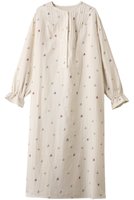 【ナナデコール/nanadecor】のイングリッシュガーデンネルワンピース 人気、トレンドファッション・服の通販 founy(ファニー) ファッション Fashion レディースファッション Fashion for Women ワンピース Dresses ガーデン Garden, Gardening パジャマ Pajamas, Sleepwear フェミニン Feminine, Girly フリル Frill, Ruffle フロント Front, Front Design リラックス Relax, Relaxed Fit エレガント 上品 Elegant |ID:prp329100004751957