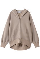 【アメリカーナ/Americana】の【ELLE SHOP限定】ゴールドジップ フード パーカー グレージュ|ID:prp329100004752809